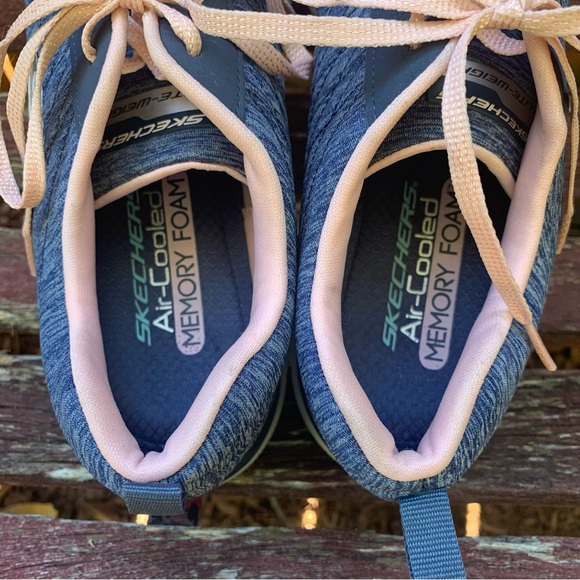 Skechers Womens Flex Appeal 2.0 | Size 11 |  Navy / Pink - Picture 7 of 9
